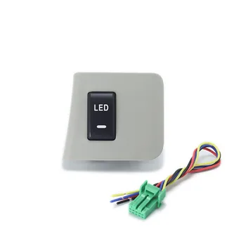 1PC LED DRL אוהד ההגה חום במראה האחורית חום מראה קיפול חניה רדאר מתג כפתור על ניסאן NV200