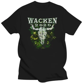2020 Wacken יהודה הכהן Wacken פסטיבל מוסיקה 2020 שחור יוניסקס החולצה באיכות גבוהה חולצת טריקו