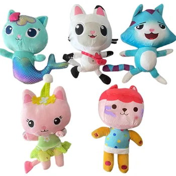 25cm גבי בובות צעצוע קטיפה Mercat קריקטורה בובות של חיות ים חתול ים Plushie בובות ילדים, מתנות ליום הולדת