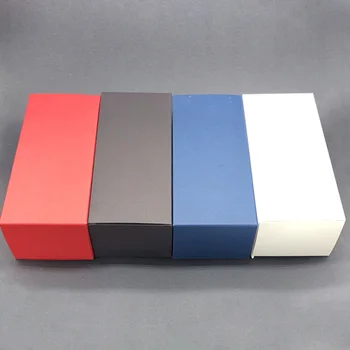 50pcs - 17x7.5x6cm ריק שחור/לבן/כחול/אדום נייר אריזה קופסה משקפי שמש משקפיים 3D קופסאות מתנה
