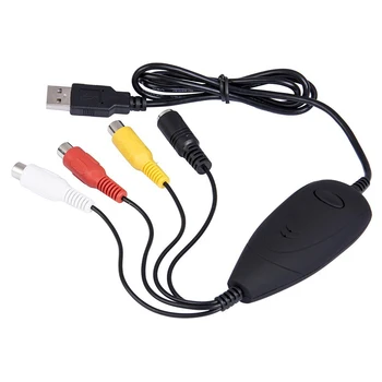 EZCAP172 USB Audio Video Grabber ללכוד להמיר וידאו אנלוגי וידאו מ 8 מ 
