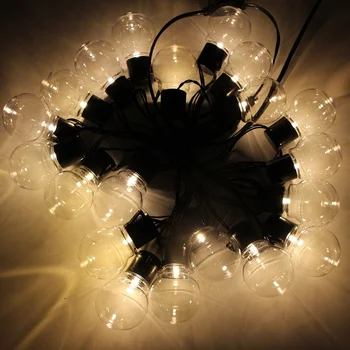 G50 הנורה פיות אורות סולארית Led אור חיצוני גרלנד אורות Led החתונה חג מולד קישוט הגן חיצוני חג תאורה