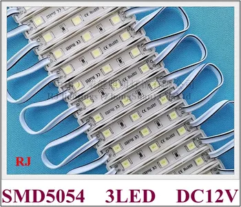 SMD 5054 מודול LED עבור לחתום על מכתב ערוץ מודול האור הוביל DC12V 3 led 1.2 W 130lm 64mm*9 מ 