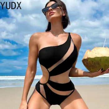YUDX 2023 הסקסי החדש משולבים חלול החוצה בגדי ים נשים החוף של בגדי הים בקיץ ביקיני סט בגד ים לנשים