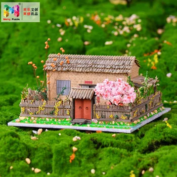 בית בובות רהיטים מיניאטוריים הבובות DIY מיניאטורי הבית אדריכלות יפנית צעצועים לילדים