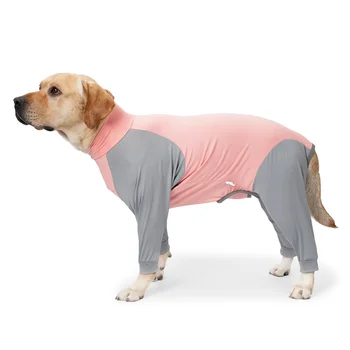 הכלב בגדים סרבל שחזור לחיות מחמד פיזיולוגיים בגדים Sterilizations ניתוח למנוע ללקק בד קטנה עם כלבים גדולים