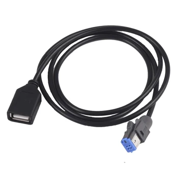 המכונית USB כבל מתאם כבל 4Pin כבל USB עבור מיצובישי ליקוי עבור הונדה Fit CD אודיו רדיו נגן