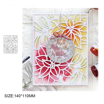 הרכש החדש חיתוך מתכת ימות 2021 DIY רעיונות הבלטה אלבום כרטיסי נייר אמנות דקורטיבית פרח מסגרת שבלונות