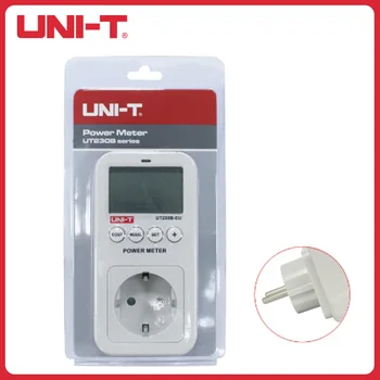 יחידת UT230B-האיחוד האירופי צריכת חשמל מד Wattmeter מתח הנוכחי עולה תדירות האיחוד האירופי אנרגיה מנתח מוניטור
