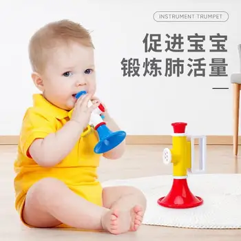 יצירתיים חדשים תינוק חמוד נגינה צעצועים קטנים רמקול פלסטיק אנכי לשרוק רמקולים קטנים חצוצרה צעצוע ילדים ילדים
