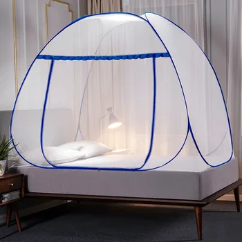 מודרני פשוטה תלמיד מתקפל כילה נגד יתושים מלא התחתונה, בוגרים יתושים מסך בית הקיץ חיצוני למיטה מיטת אפריון, אוהל