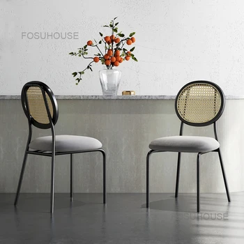 מעצב עץ מלא לסלון כיסאות האירופי ריהוט ביתי נורדי קש האוכל משענת הכיסא מחקר הפנאי ספה כסא
