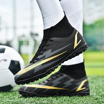 סיטונאי Ourdoor לשני המינים נעלי כדורגל איכותי Neymar נעלי כדורגל Futsal סוליות נעלי ספורט אימון כדורגל Chuteiras TFAG חדש