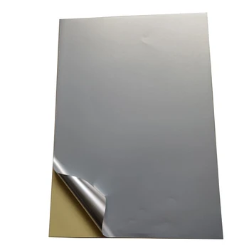 שכבה מיוחדת 50 עובי מיקרון A4 ריק מט כסף מדבקת תווית נייר למדפסות הזרקת דיו/לייזר/מדפסת UV