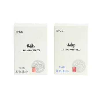 5Pcs JinHao מחסניות הדיו של העט מילוי שחור/כחול כלי כתיבה