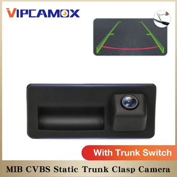 CVBS רכב הפוך גיבוי המטען להתמודד עם מצלמה לרכב מצלמה אחורית עבור פולקסווגן MIB קלאסי ירוק חניה מסלול המטען מתג