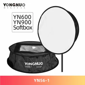 YONGNUO Softbox מפזר YONGNUO YN600 YN600II YN900 אור LED וידאו לוח מתקפל רך מסנן