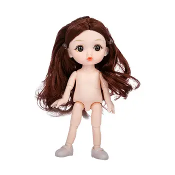 אופנה אופנה בובה בובה עיצוב שיער צעצוע איפור בובות ליום הולדת מתנה