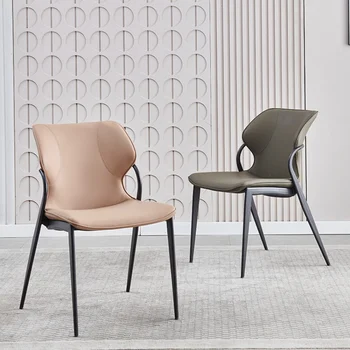 בית יוקרה כיסא האוכל הנורדי פשוט עיצוב סלון כסאות אוכל מודרניים ארגונומי Sedie סאלה דה-Pranzo מרפסת ריהוט QF50DC