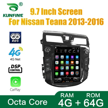 טסלה מסך אוקטה Core 4GB RAM 64GM ROM אנדרואיד 10.0 DVD לרכב GPS נגן Deckless סטריאו לרכב על ניסן Teana 2013-2016 רדיו