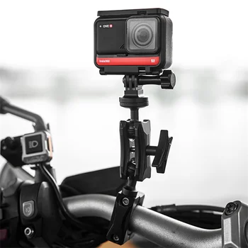 מתכת אופנוע המצלמה תושבת הכידון האופניים הר witth 360 BallHead 1/4 בורג GoPro 11 10 9 8 Insta360 מצלמות הפעולה.
