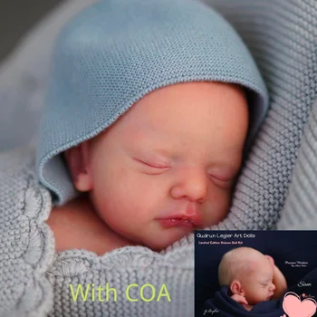 [עם COA] ריק התינוק נולד מחדש ערכת סאם עם COA מהדורה מוגבלת צבוע גמור 19 ס 